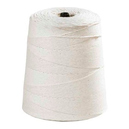 Box Packaging Cotton Twine 16 Ply 3100L 40 Lbs. Tensile Strength White TWC310